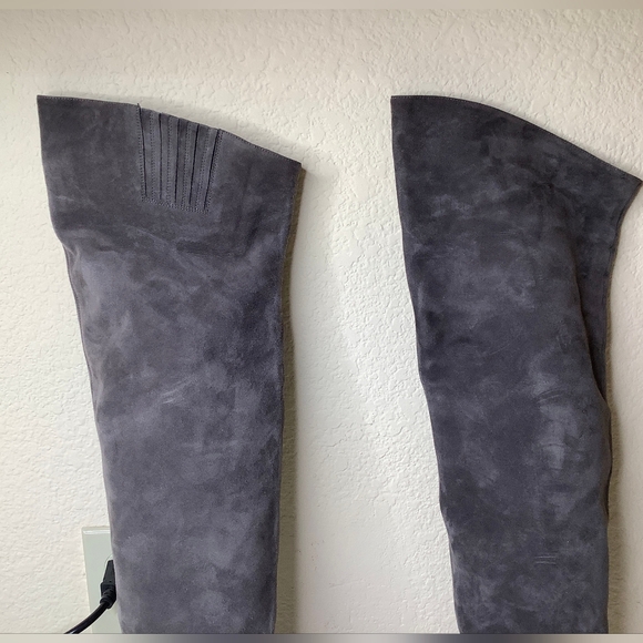 Saint Laurent Paris Over Knee Cat 90mm Suede Thigh Boot 38 - Picture 5 of 15